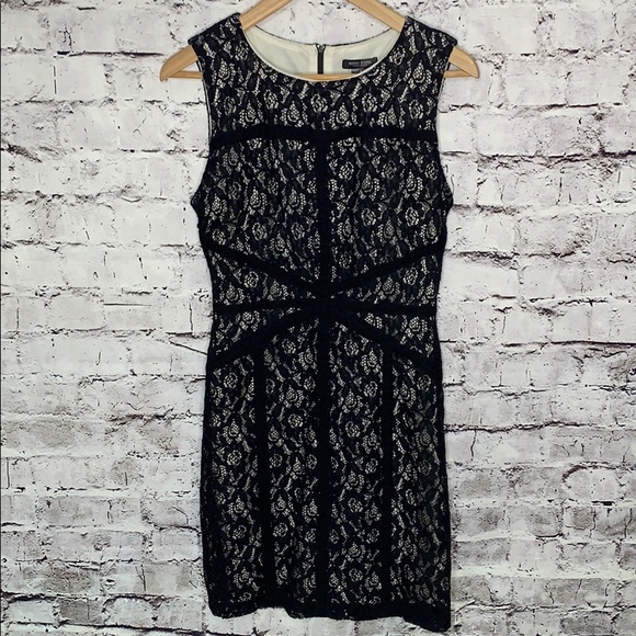 Bisou Bisou Lace Nude Dress - Picture 3 of 10